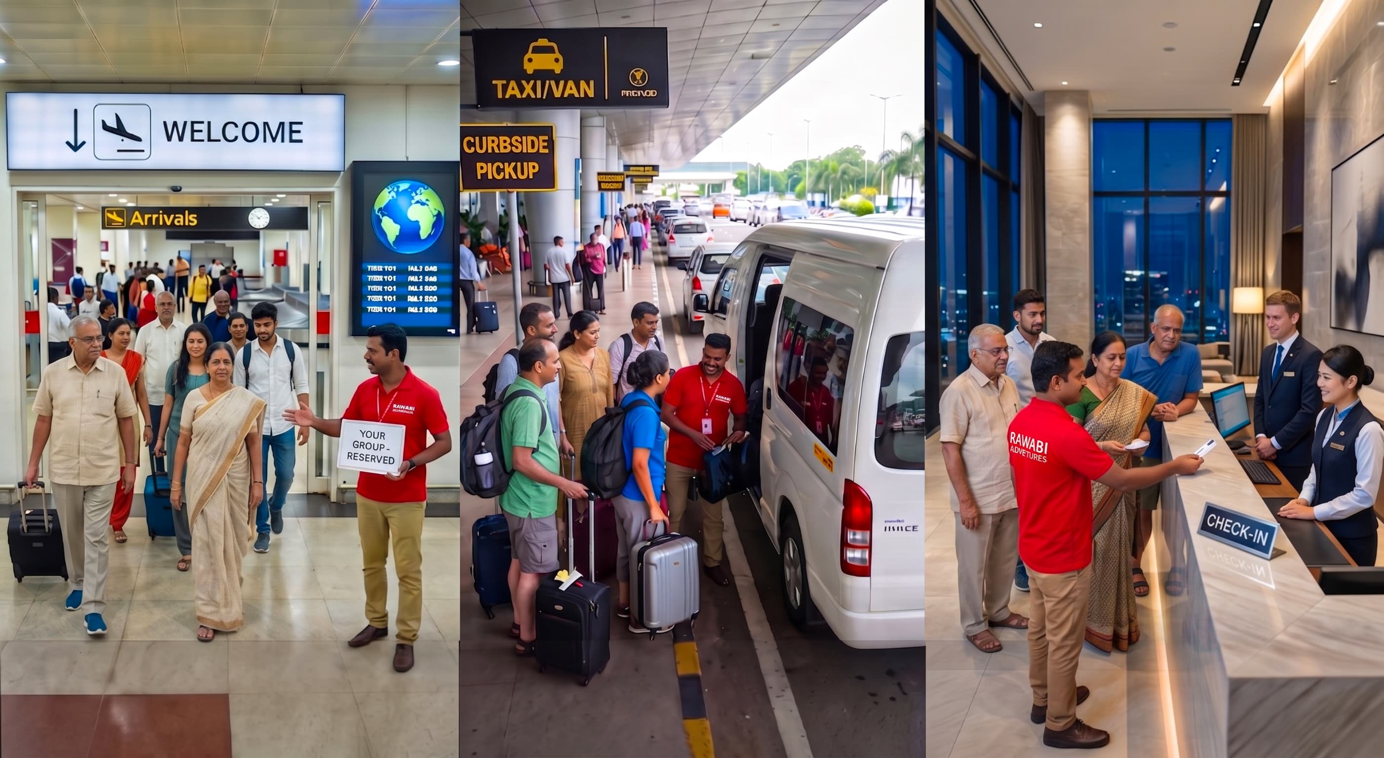 Arrival in Sri Lanka